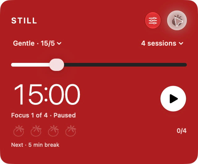 STILL V2 2.0.1 — actual development-build interface