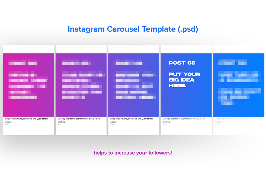 Instagram Carousel Template
